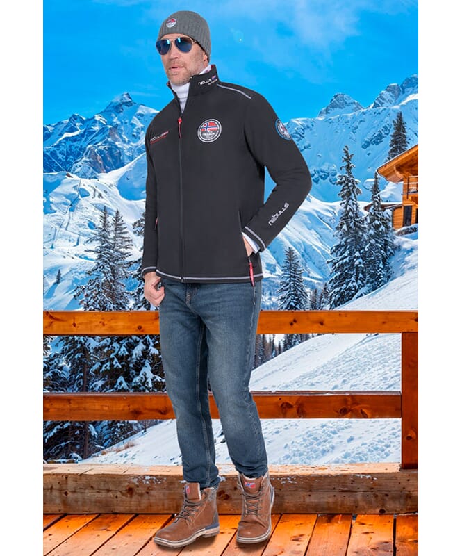 Giacca in softshell MAESTRO Uomo schwarz