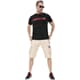 T-Shirt LEOS Herren schwarz-rot