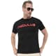 T-Shirt LEOS Herren schwarz-rot